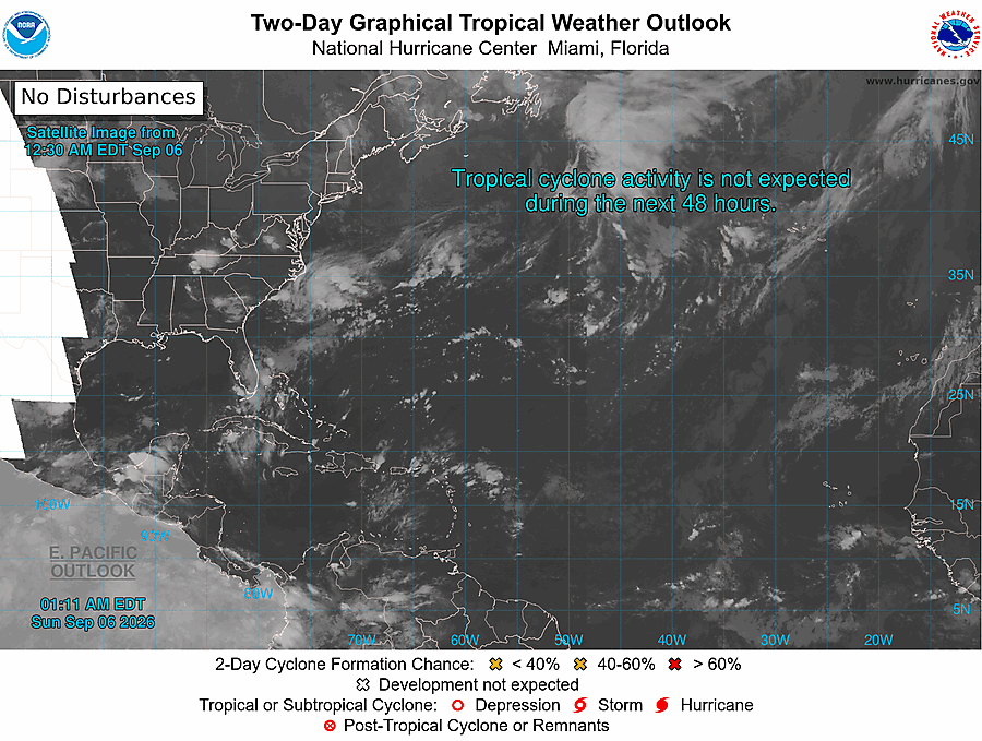 2 Day Tropical Weather Outlook