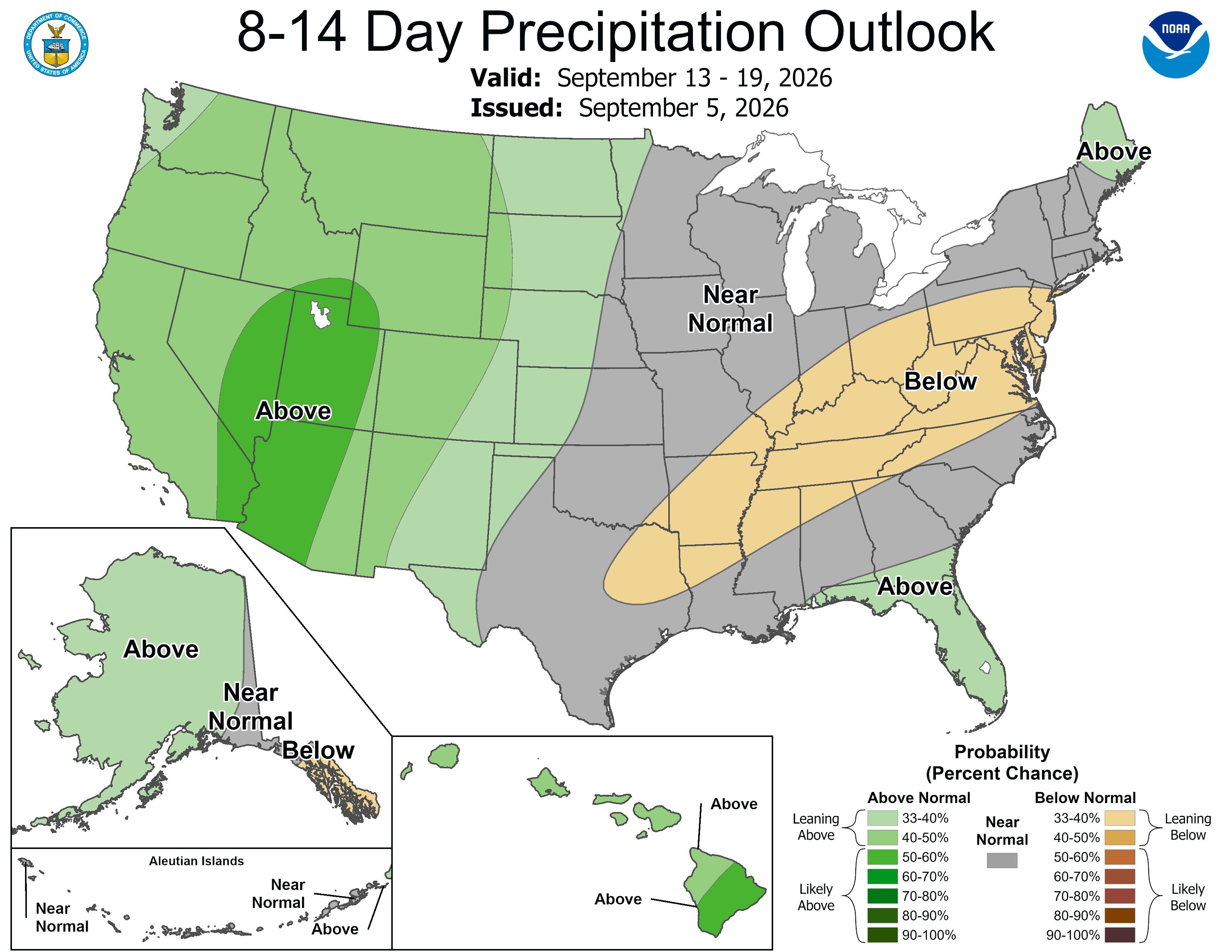 8-14 Day Precipitation Outlook