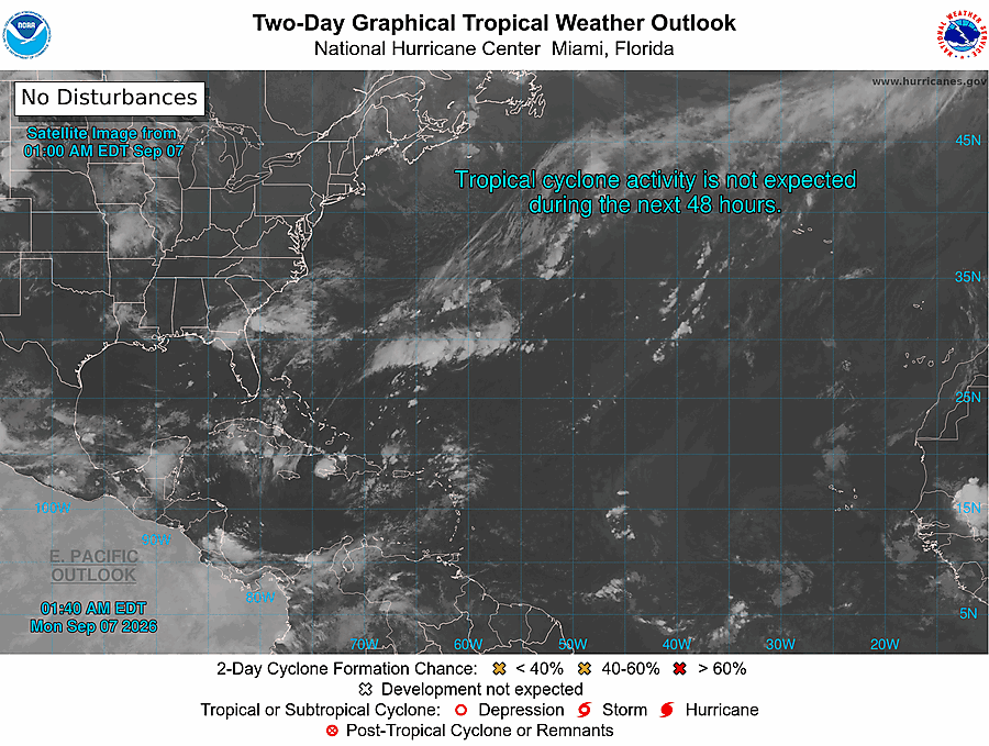 2 Day Tropical Weather Outlook