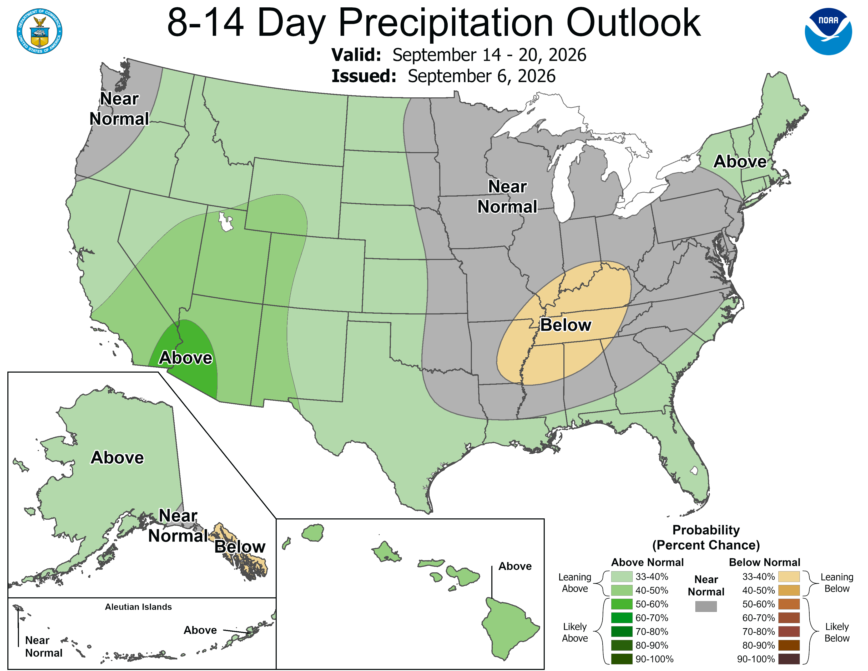 8-14 Day Precipitation Outlook