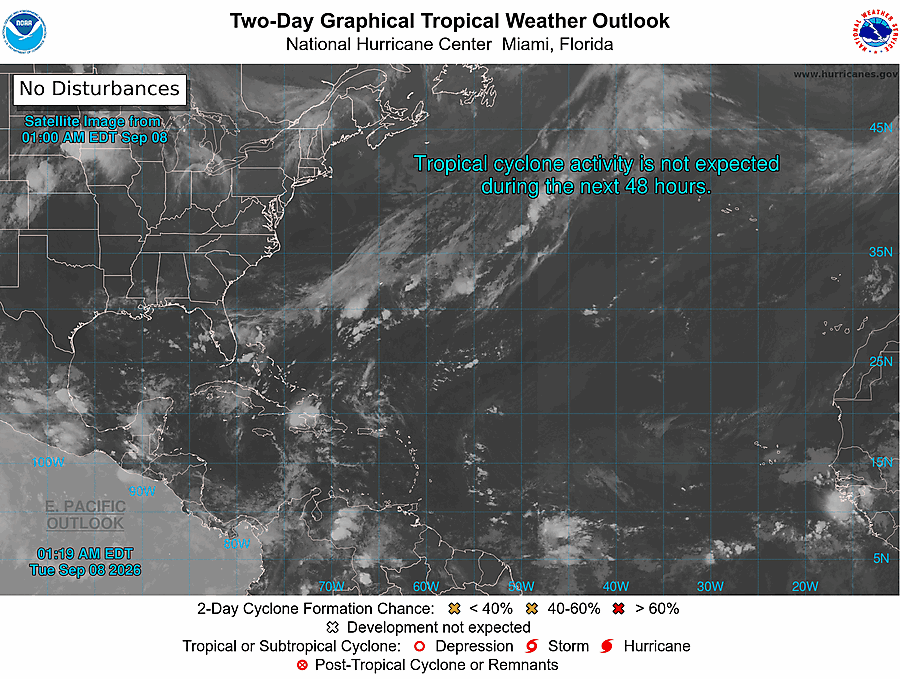 2 Day Tropical Weather Outlook
