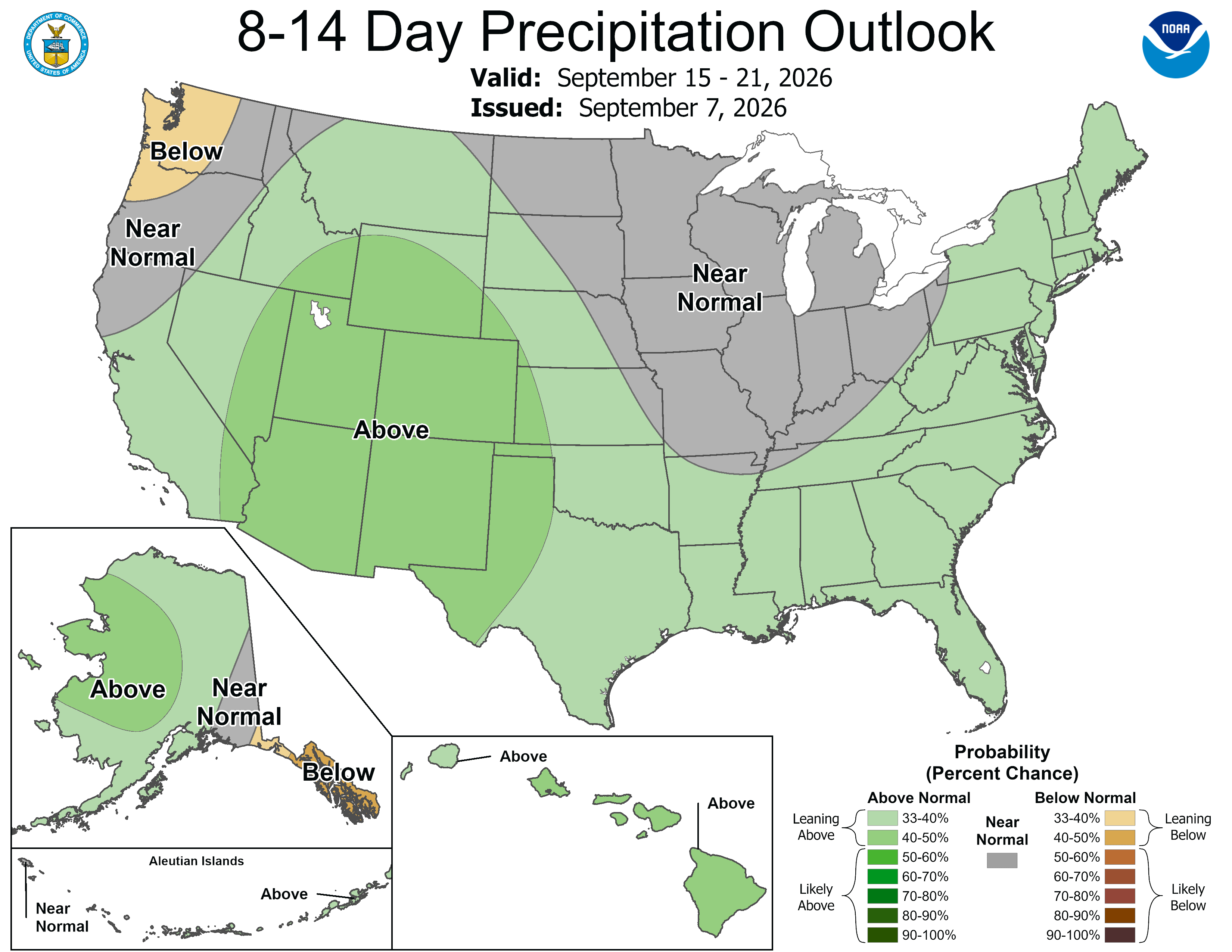 8-14 Day Precipitation Outlook