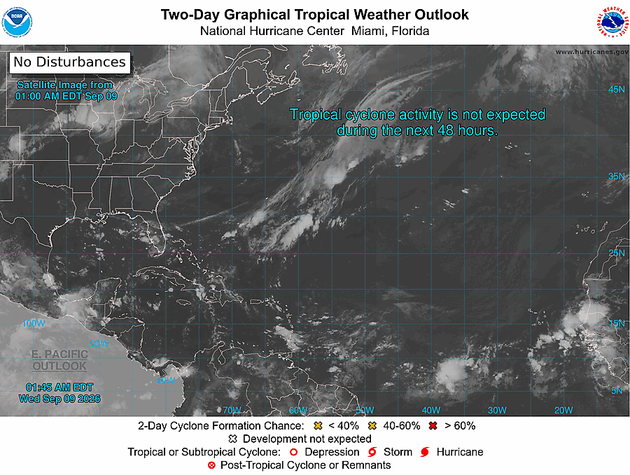 2 Day Tropical Weather Outlook