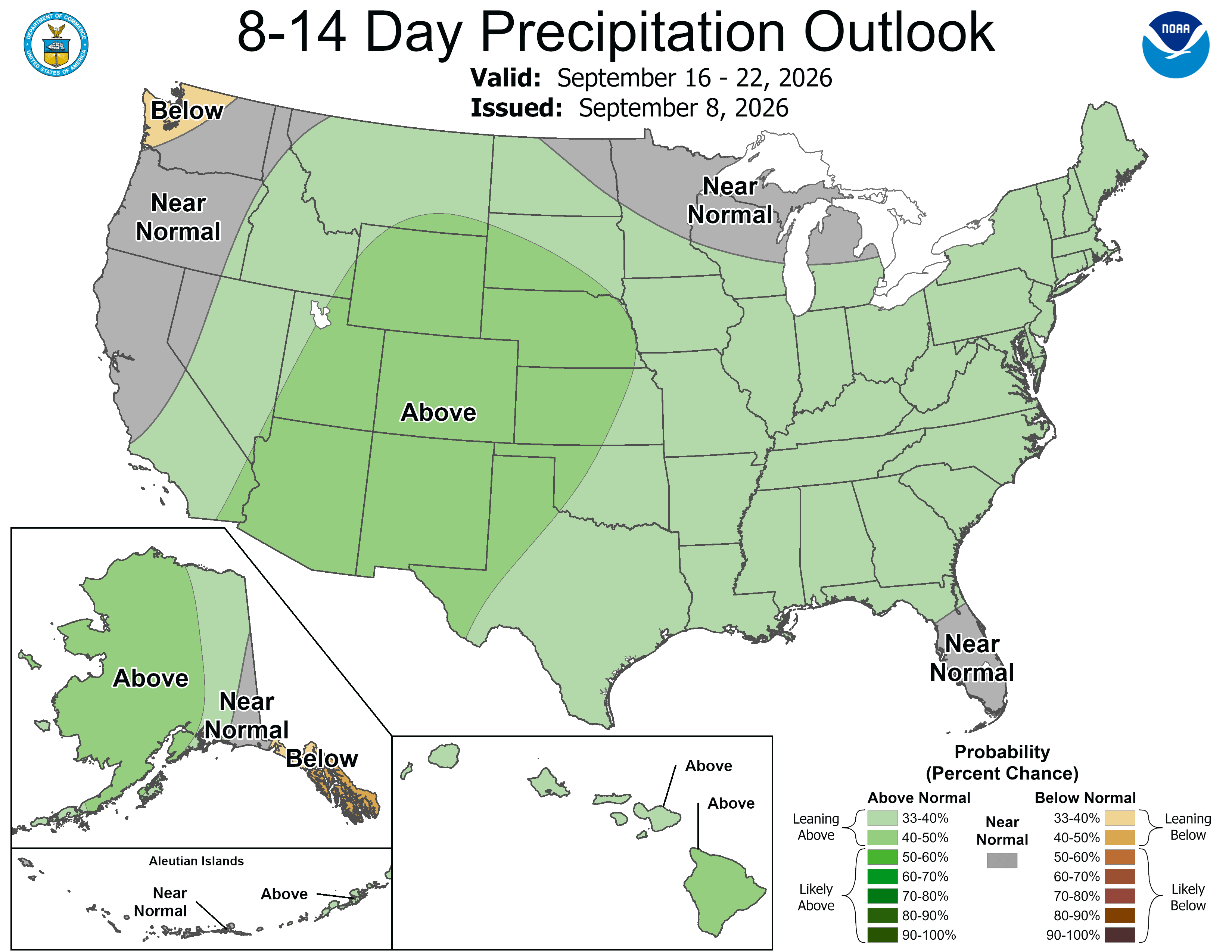 8-14 Day Precipitation Outlook