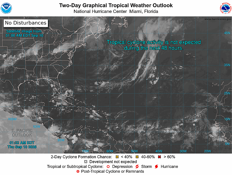 2 Day Tropical Weather Outlook