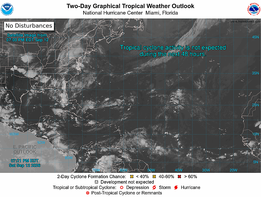 2 Day Tropical Weather Outlook