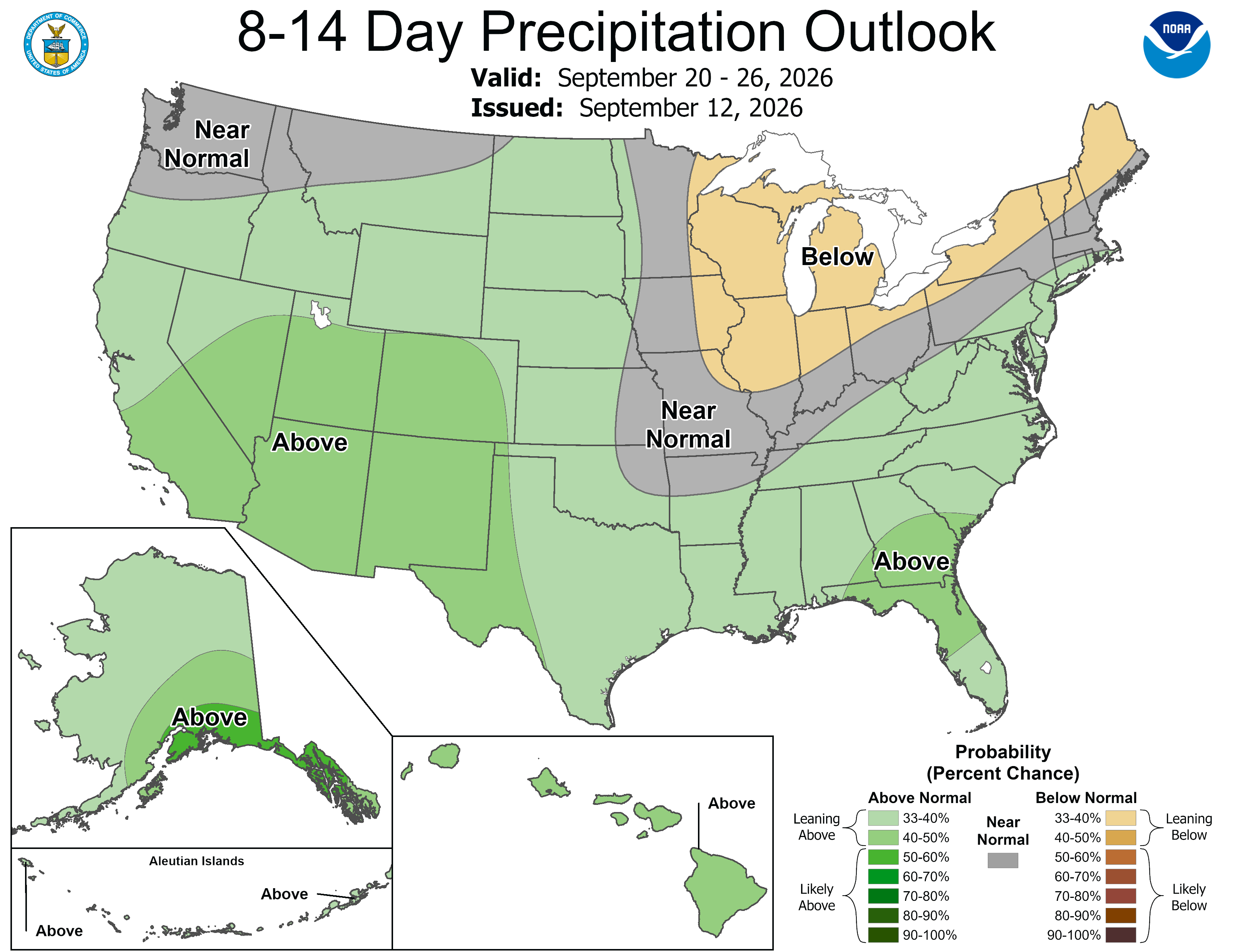 8-14 Day Precipitation Outlook