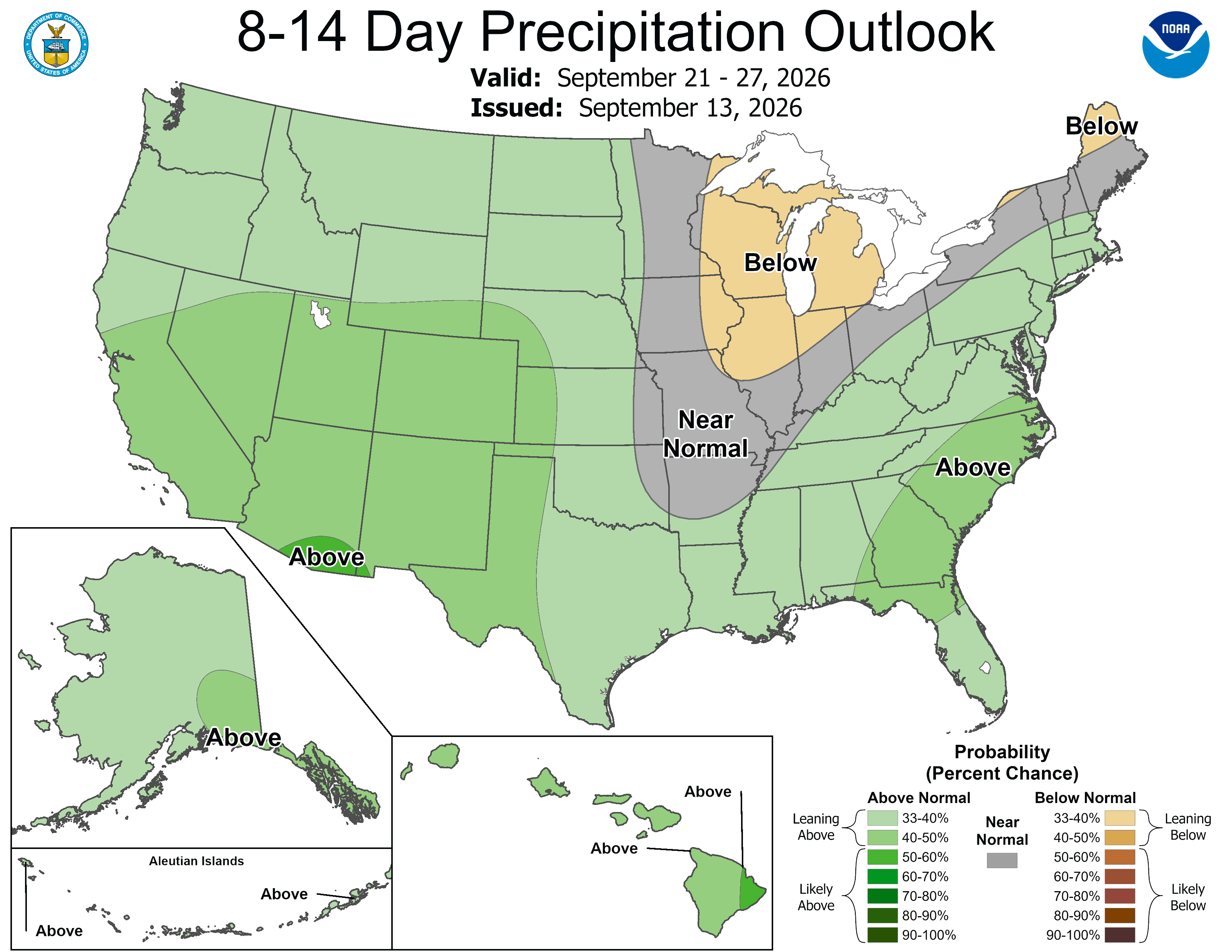8-14 Day Precipitation Outlook