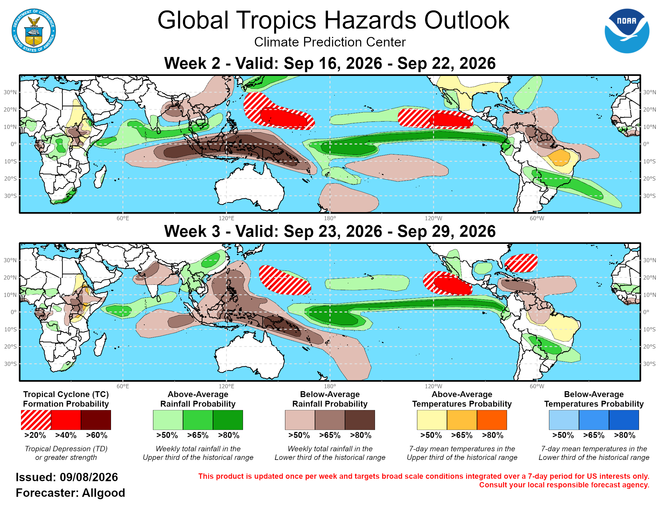 Global Tropics Hazard Outlook
