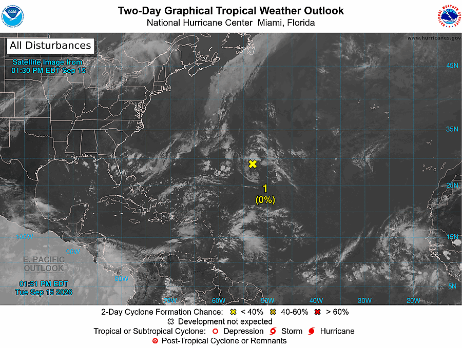 2 Day Tropical Weather Outlook