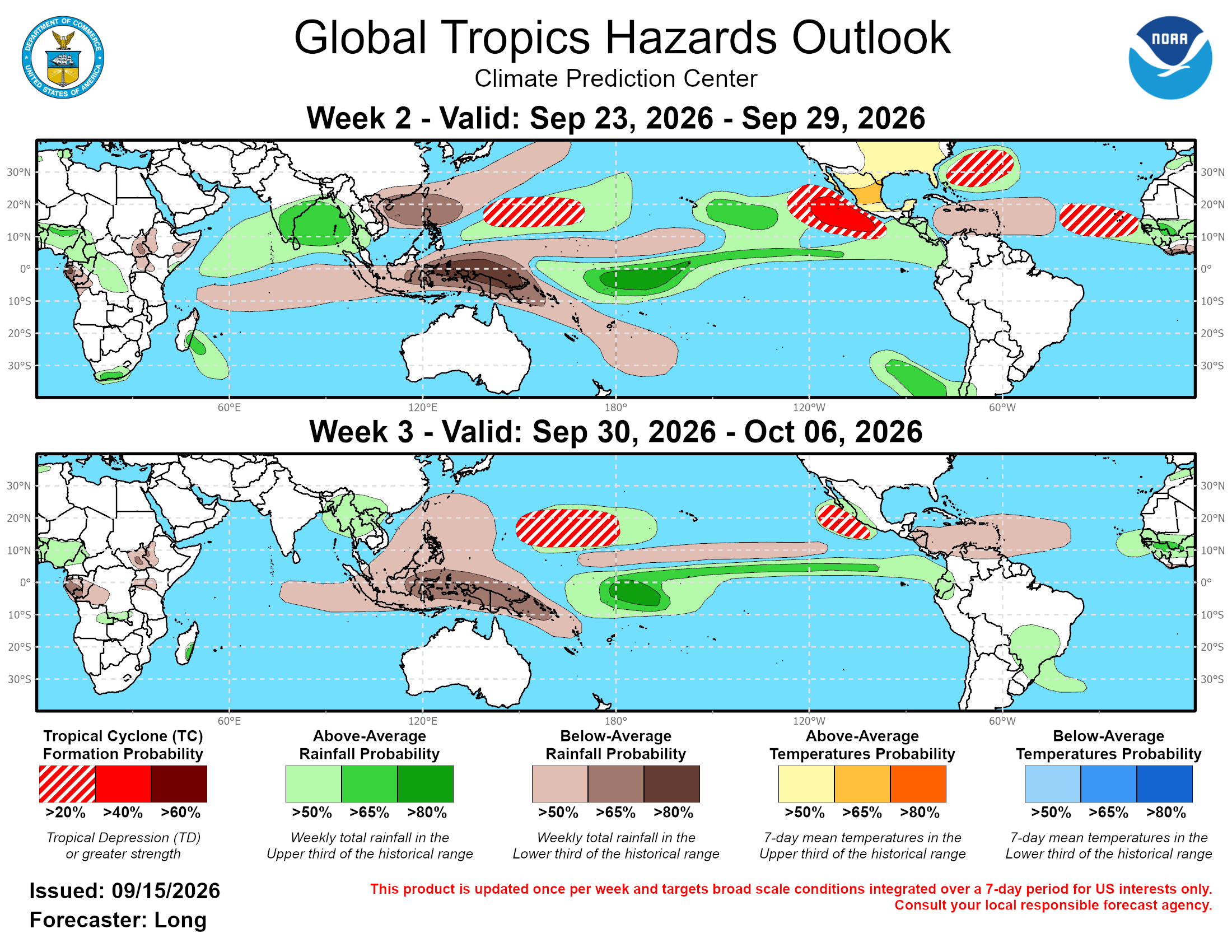 Global Tropics Hazard Outlook