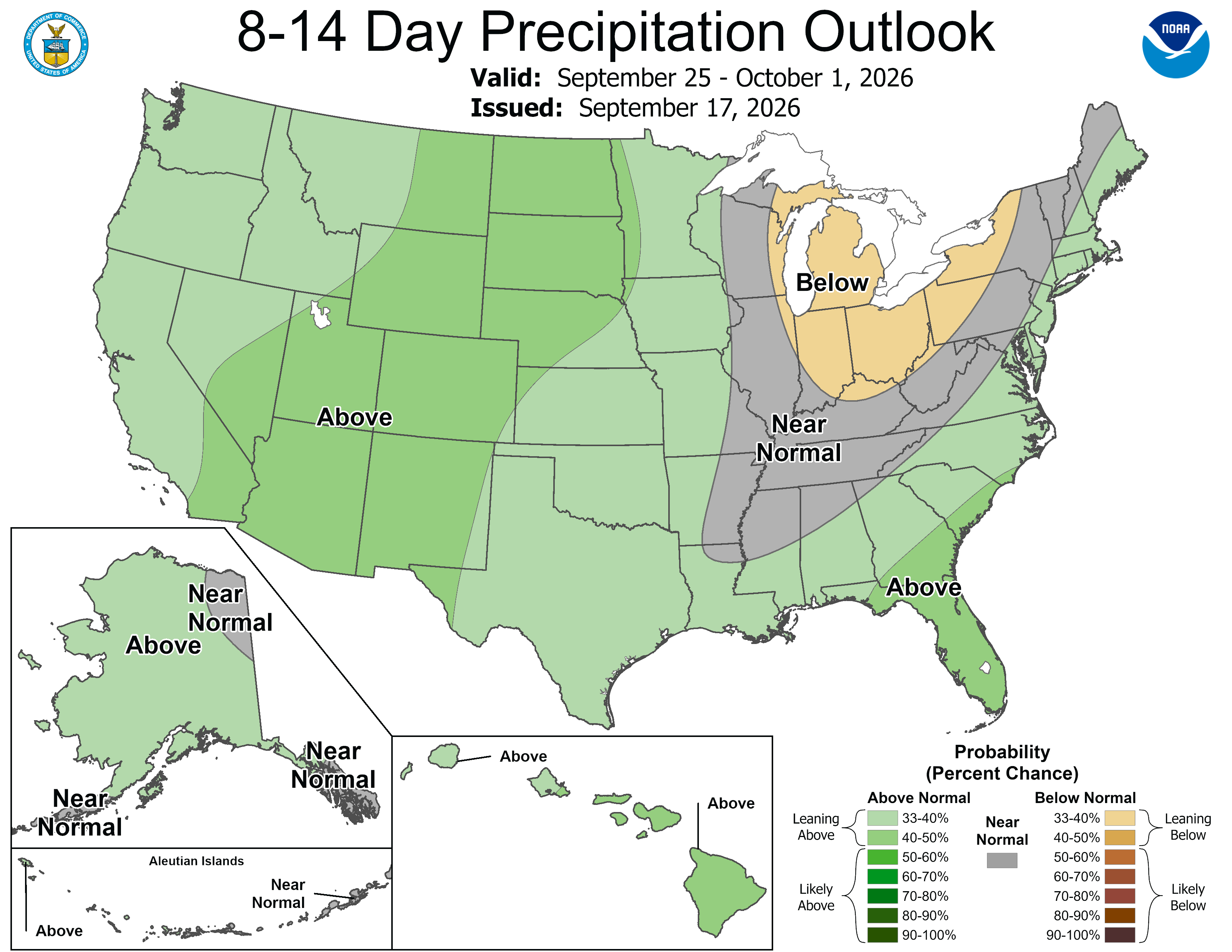 8-14 Day Precipitation Outlook