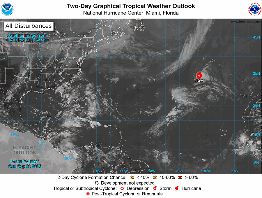 2 Day Tropical Weather Outlook