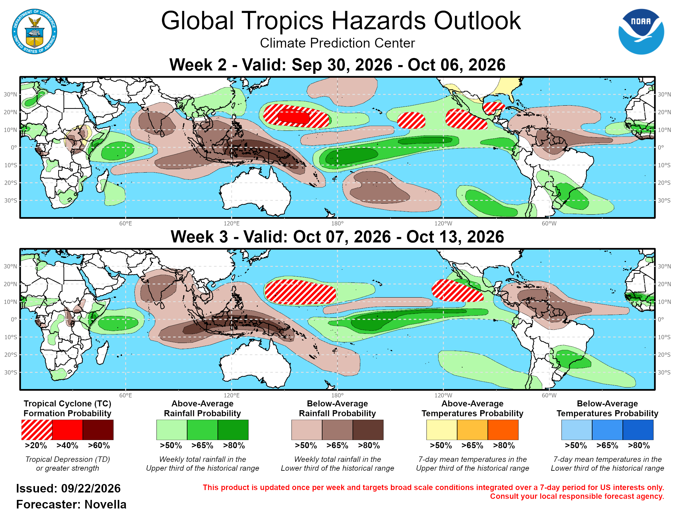 Global Tropics Hazard Outlook