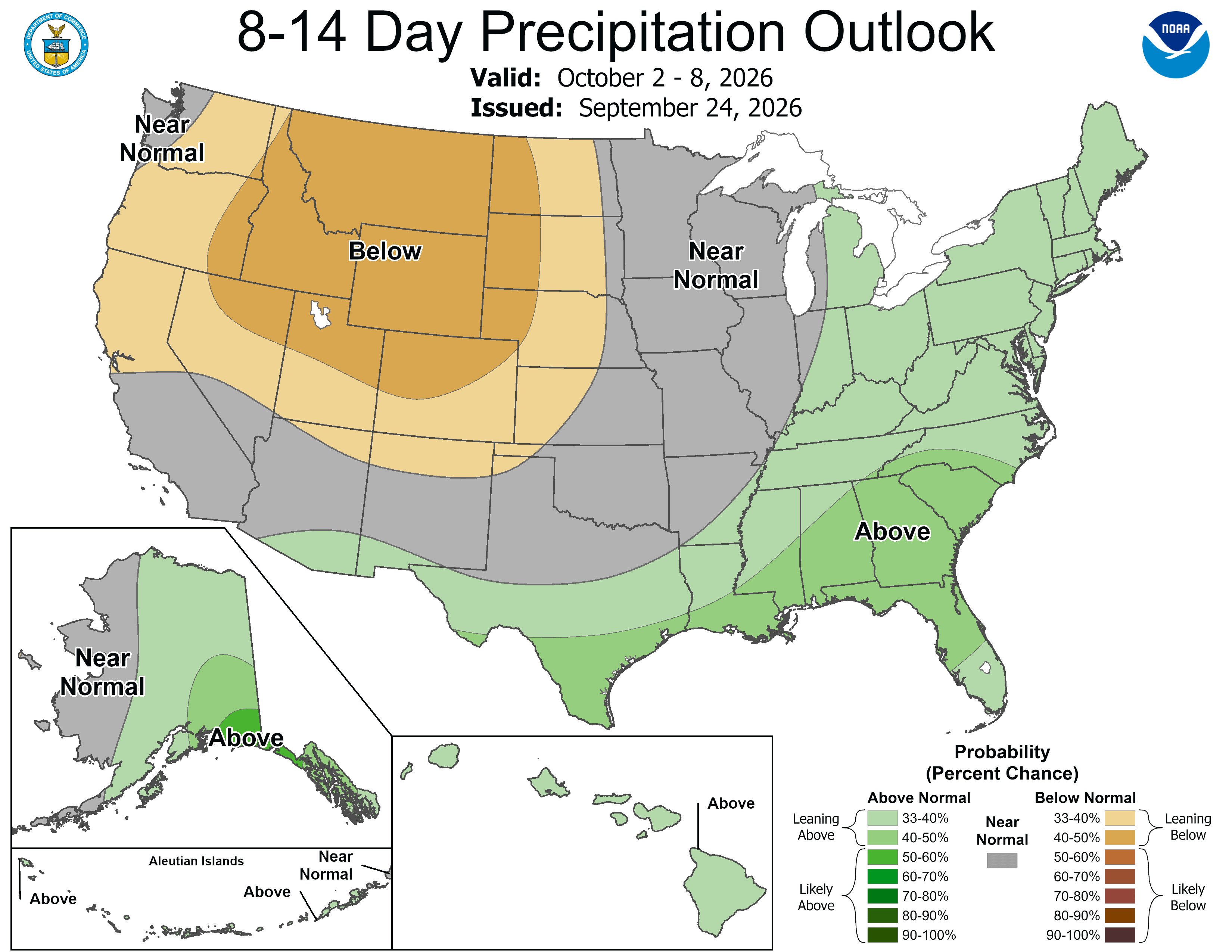 8-14 Day Precipitation Outlook