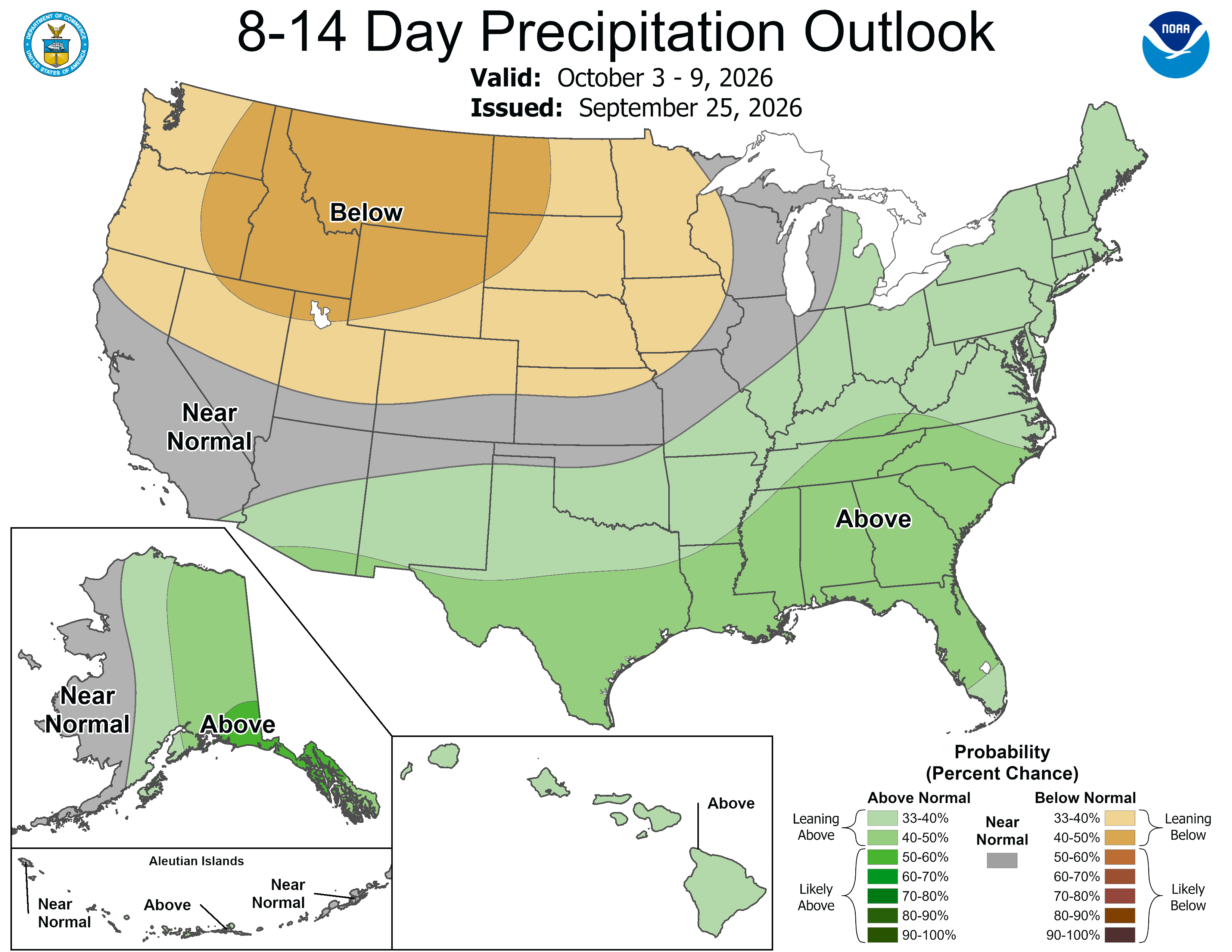 8-14 Day Precipitation Outlook