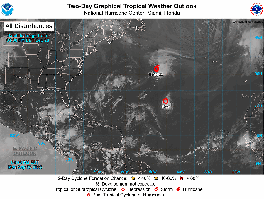 2 Day Tropical Weather Outlook