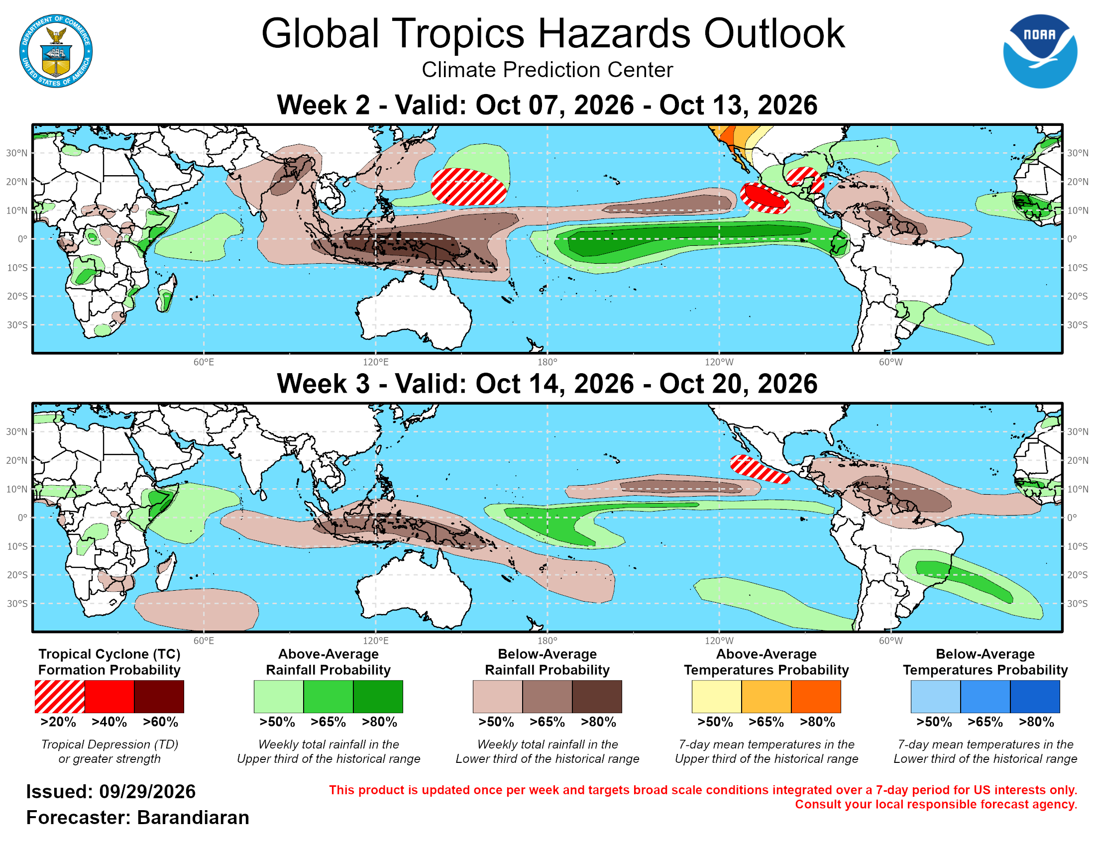 Global Tropics Hazard Outlook