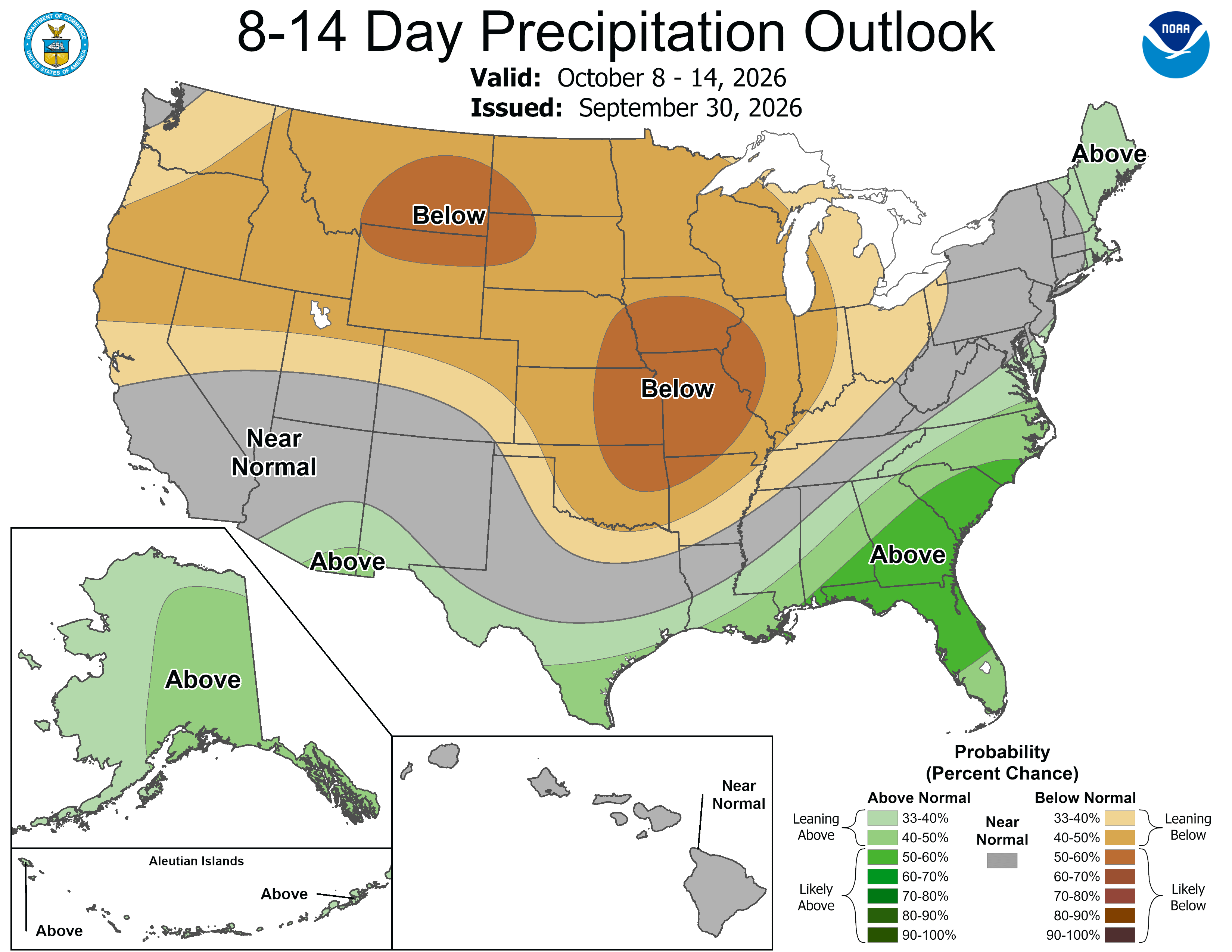 8-14 Day Precipitation Outlook