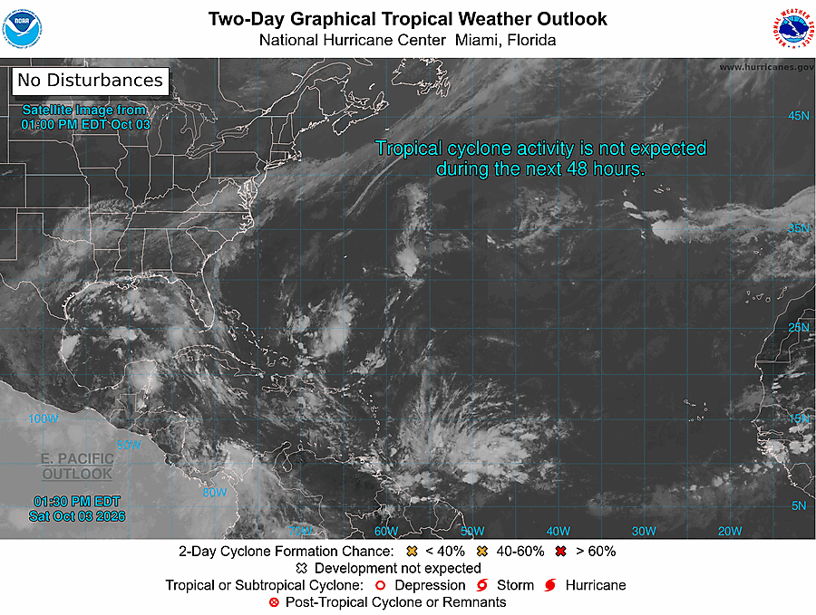 2 Day Tropical Weather Outlook
