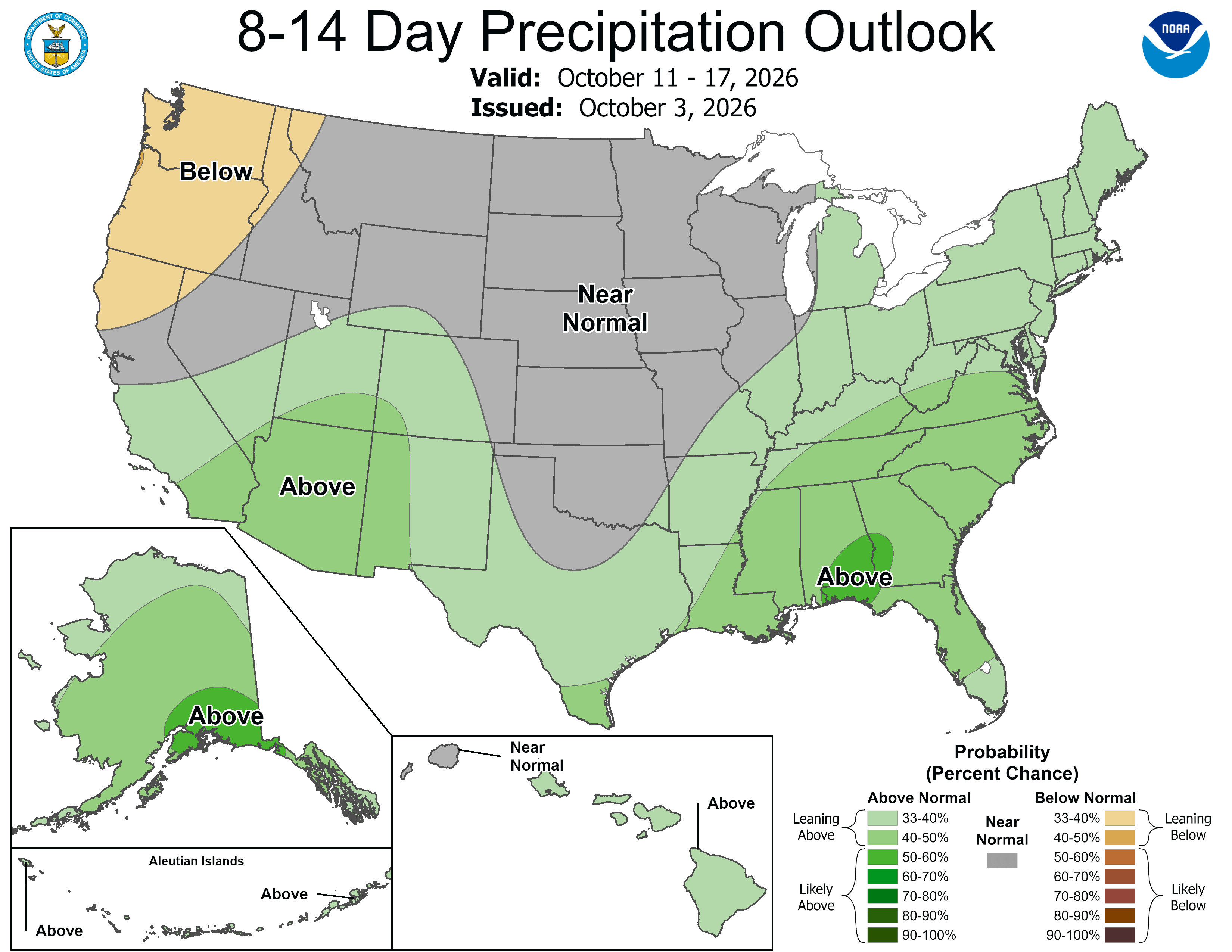 8-14 Day Precipitation Outlook