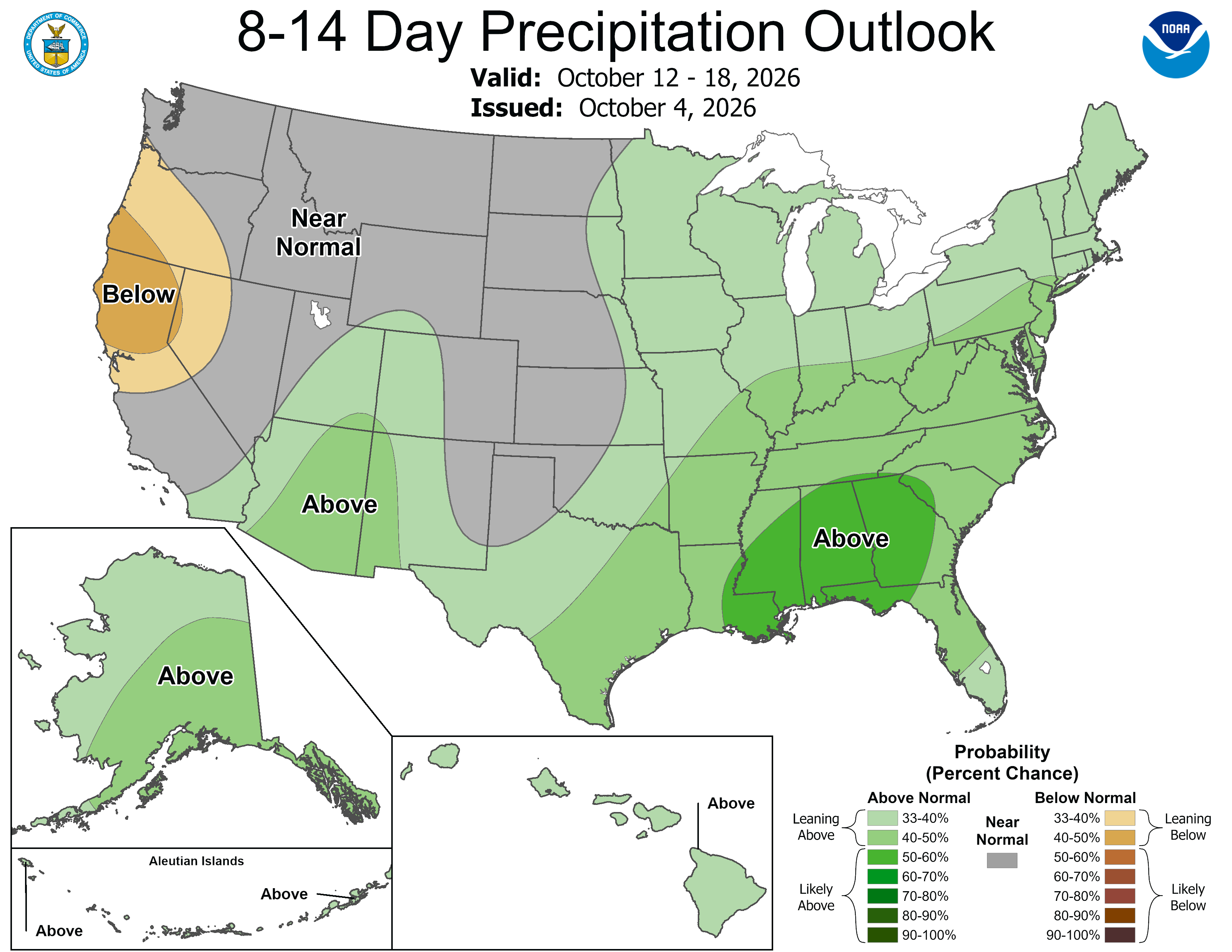 8-14 Day Precipitation Outlook
