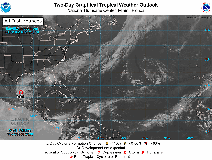 2 Day Tropical Weather Outlook