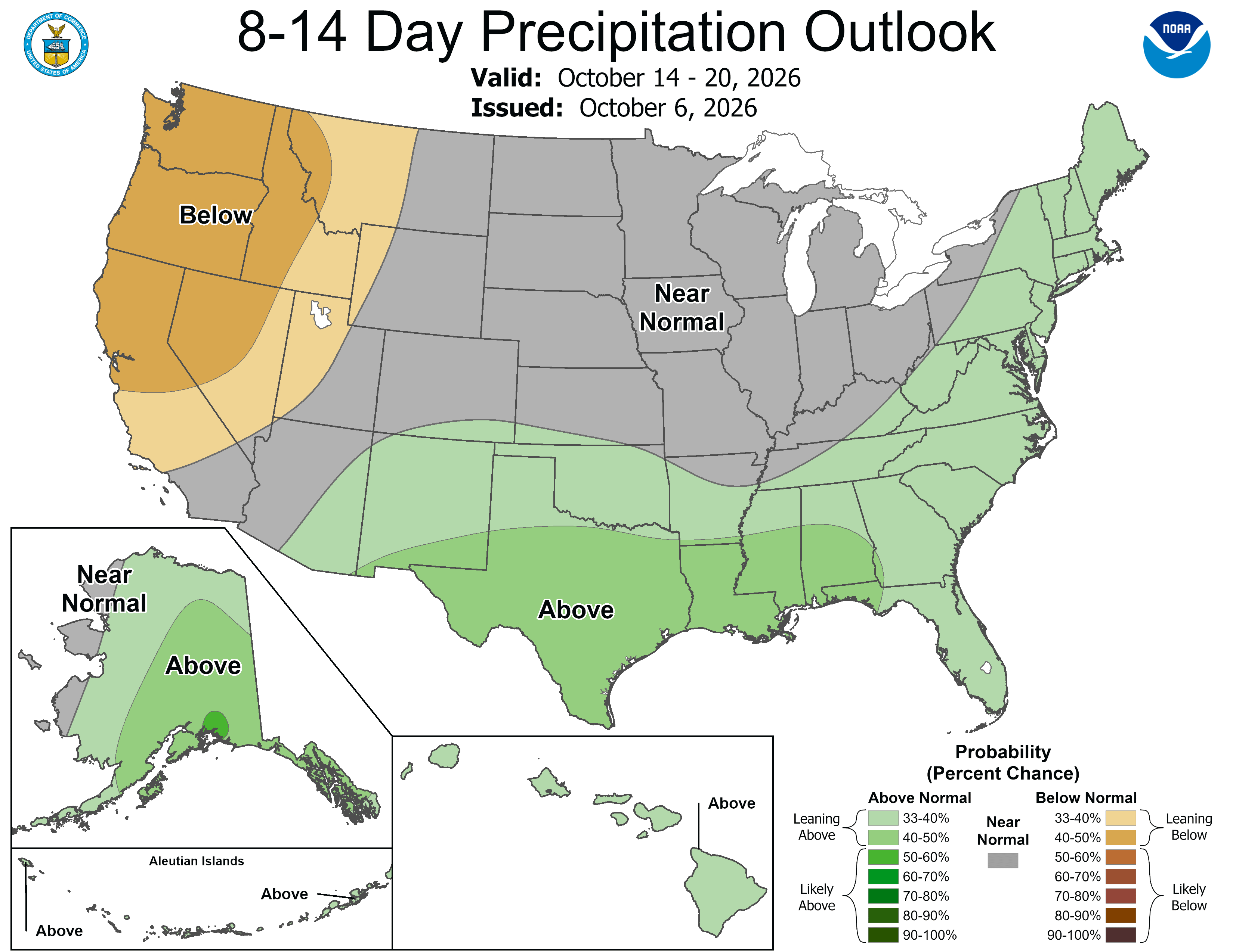 8-14 Day Precipitation Outlook