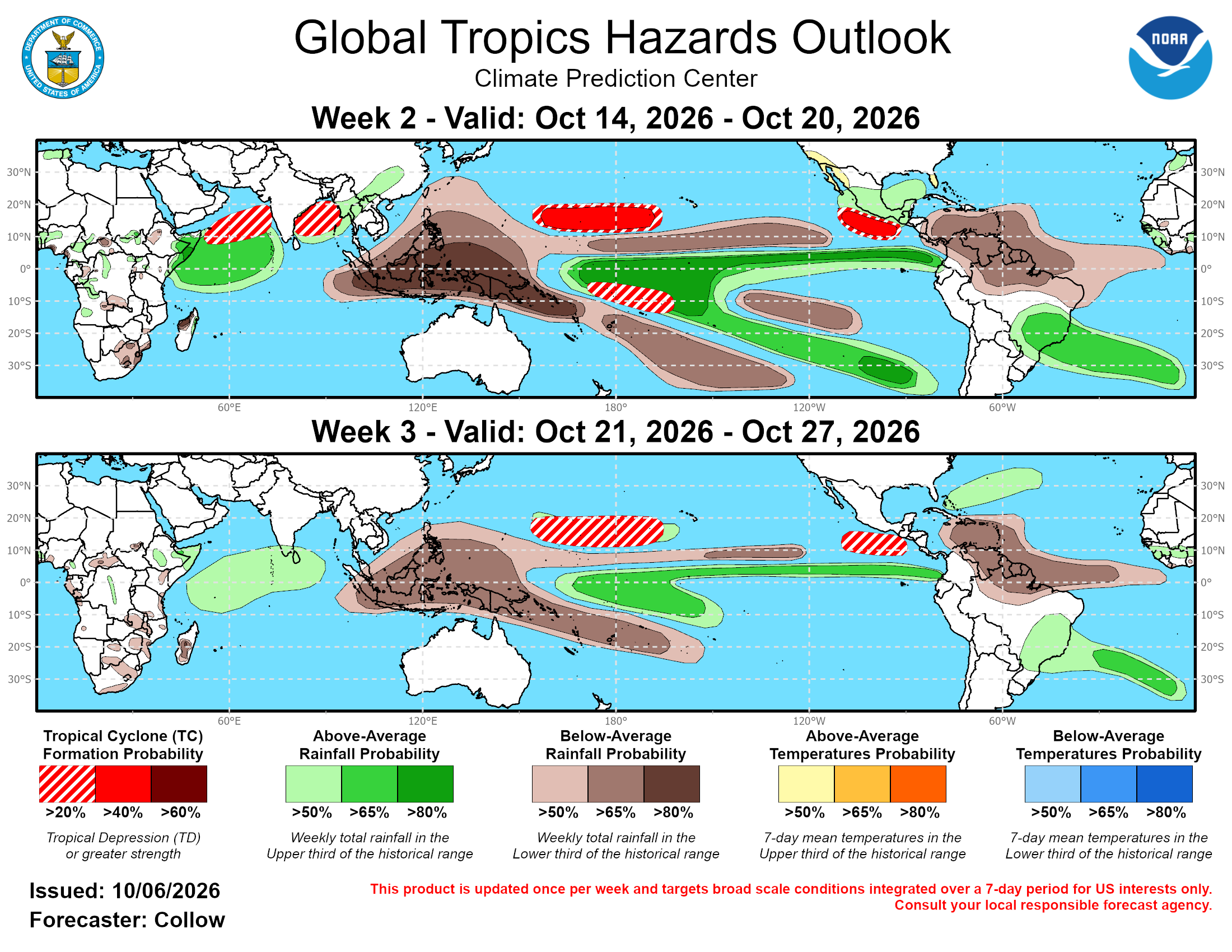 Global Tropics Hazard Outlook