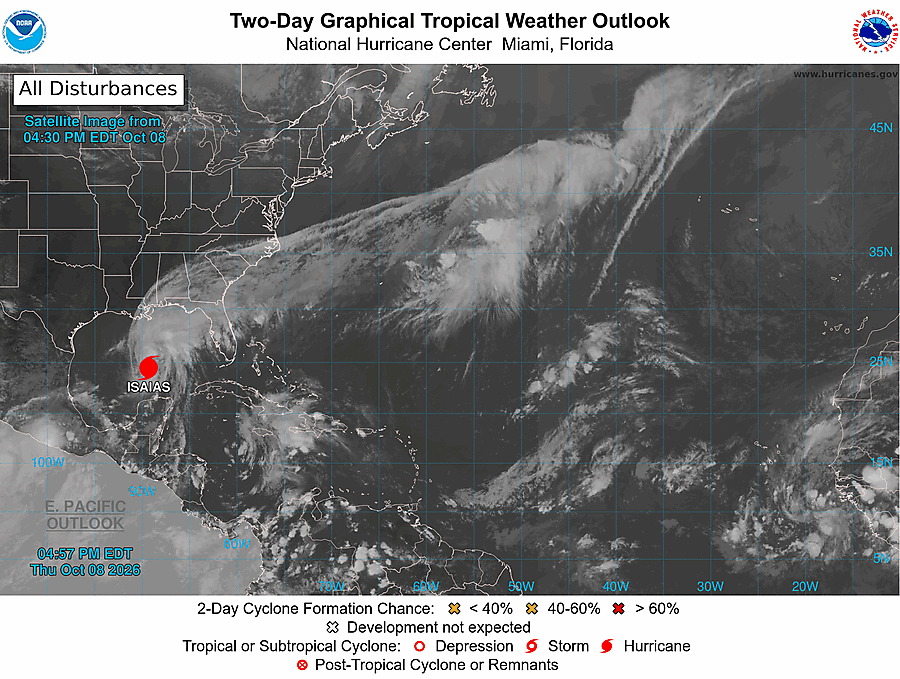 2 Day Tropical Weather Outlook