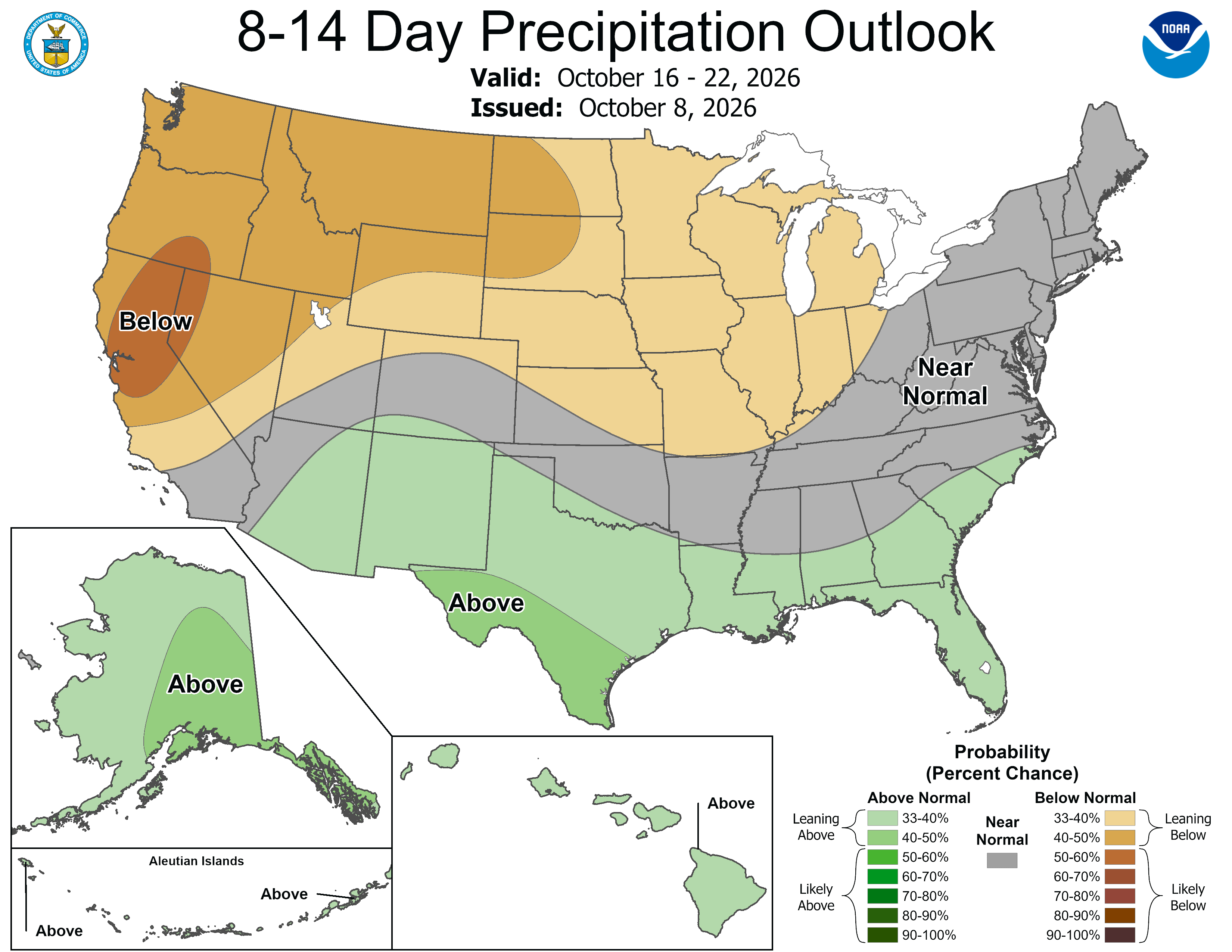 8-14 Day Precipitation Outlook