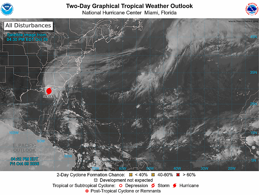 2 Day Tropical Weather Outlook