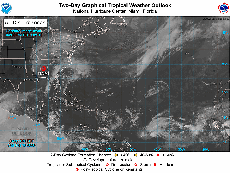 2 Day Tropical Weather Outlook