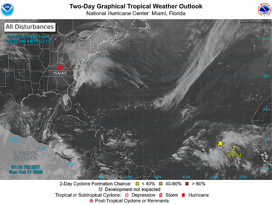 2 Day Tropical Weather Outlook