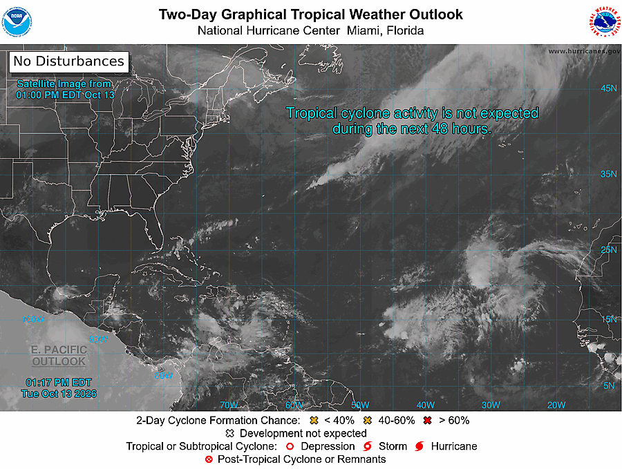 2 Day Tropical Weather Outlook