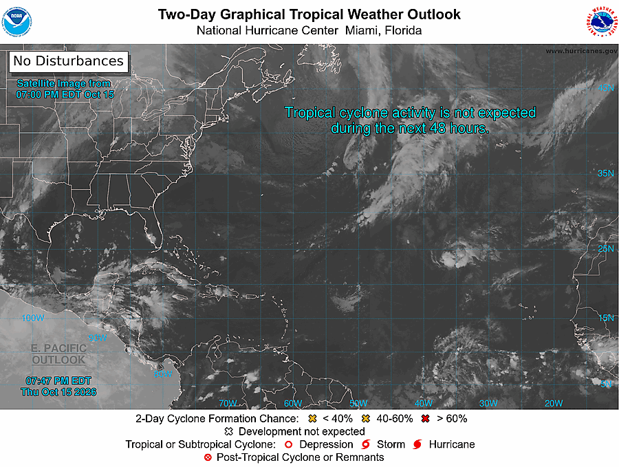 2 Day Tropical Weather Outlook