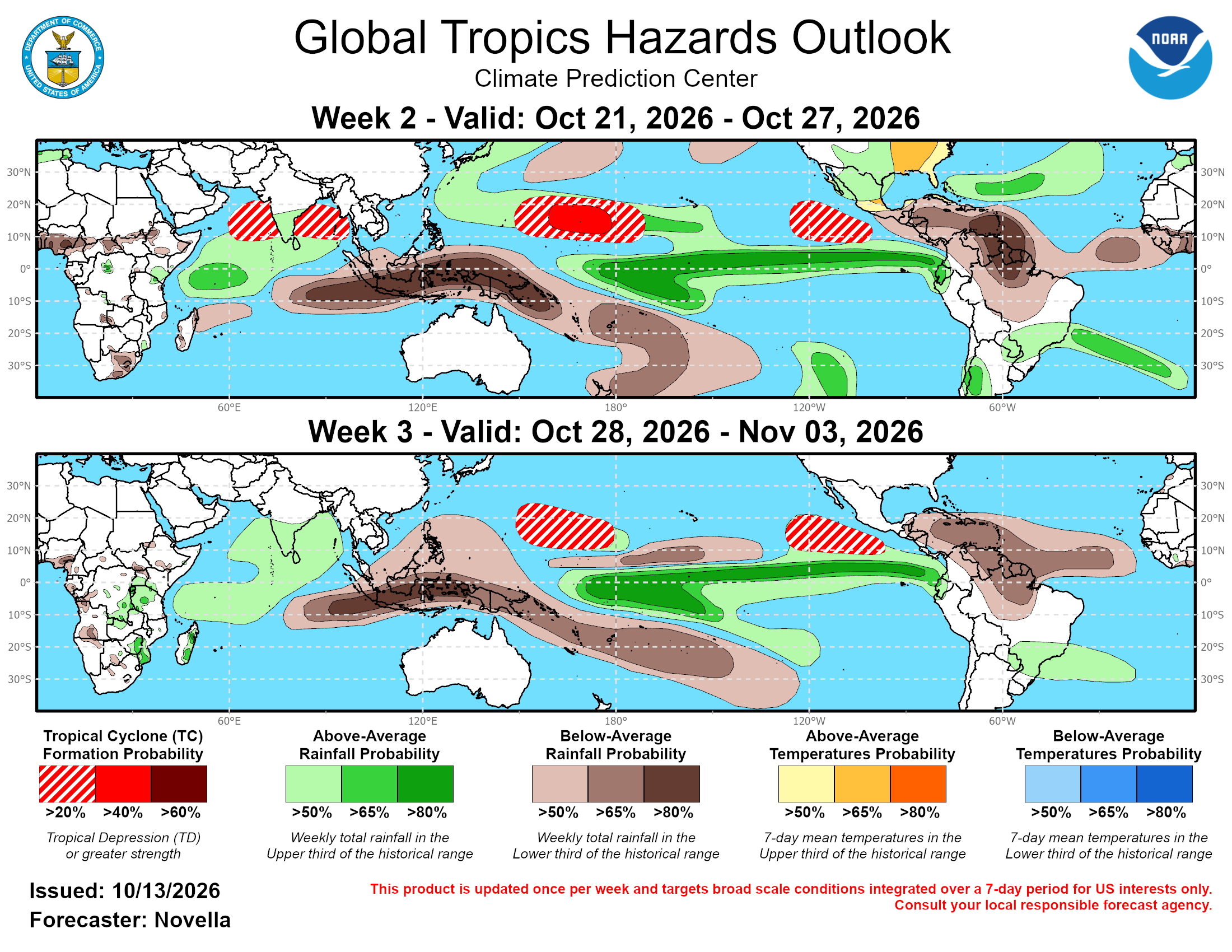 Global Tropics Hazard Outlook