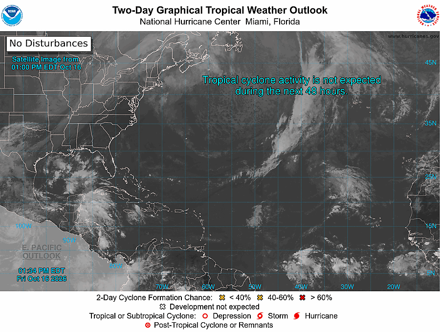 2 Day Tropical Weather Outlook