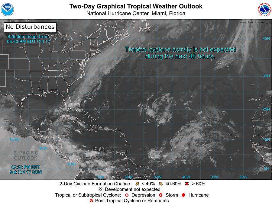 2 Day Tropical Weather Outlook