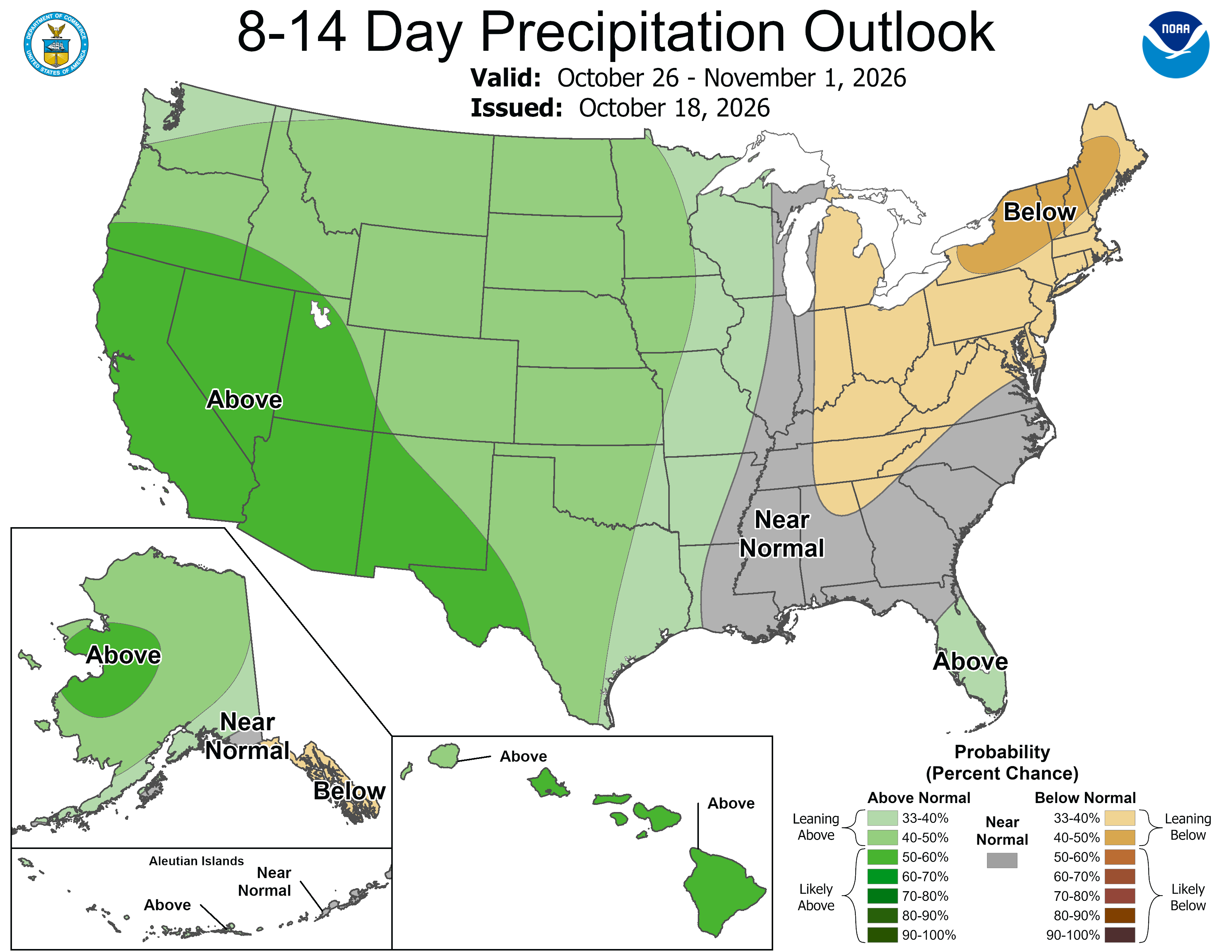8-14 Day Precipitation Outlook
