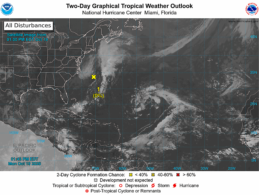 2 Day Tropical Weather Outlook