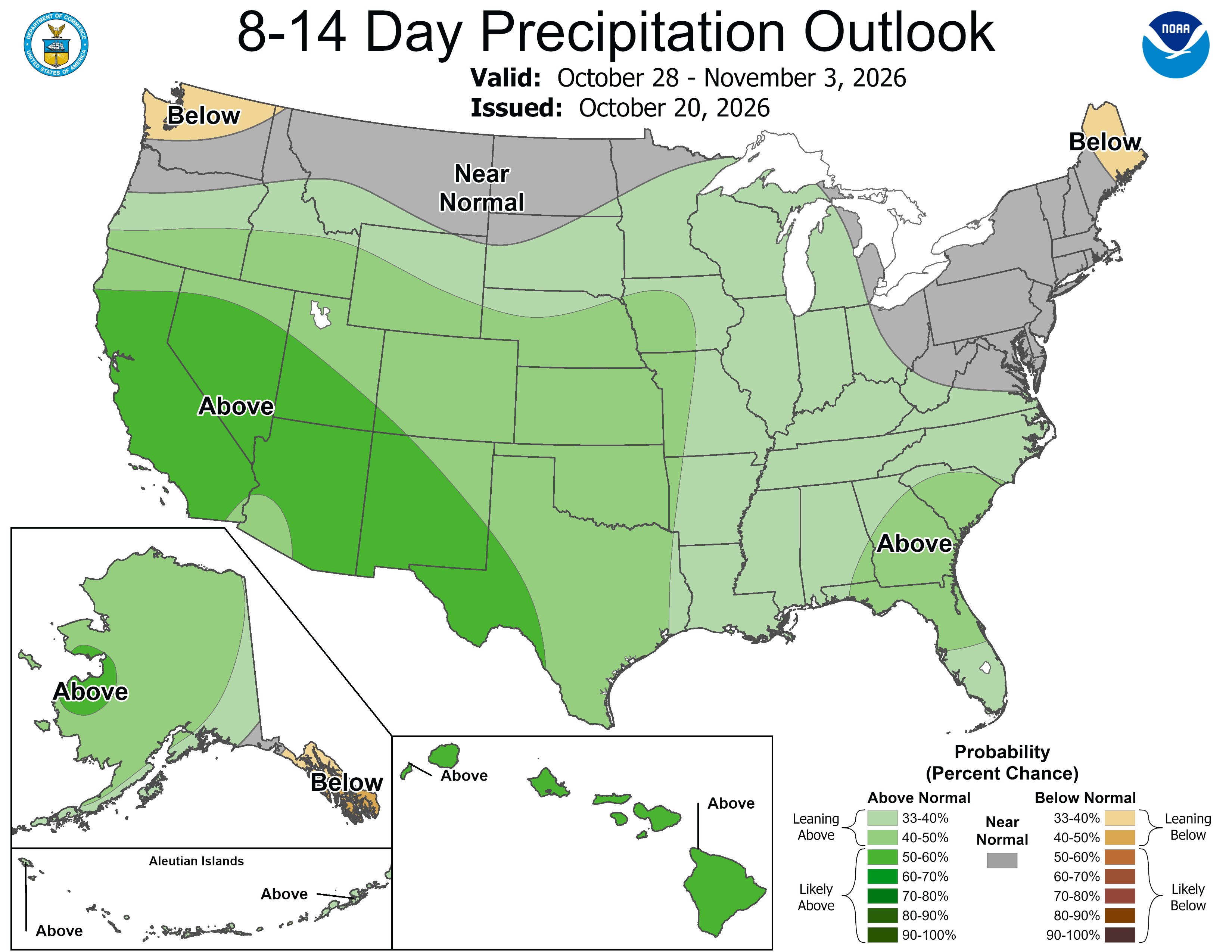 8-14 Day Precipitation Outlook