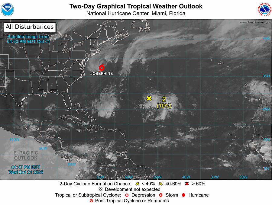 2 Day Tropical Weather Outlook