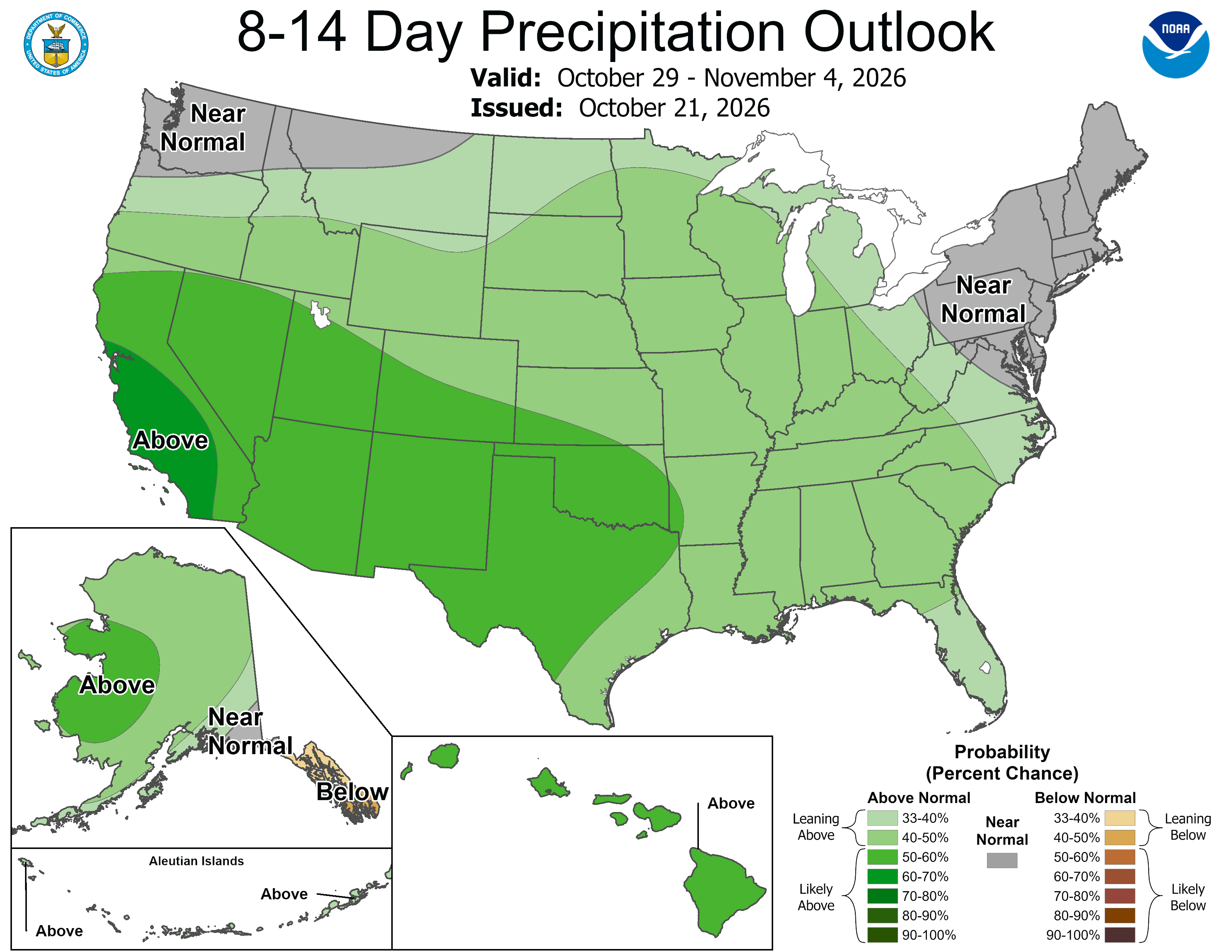 8-14 Day Precipitation Outlook