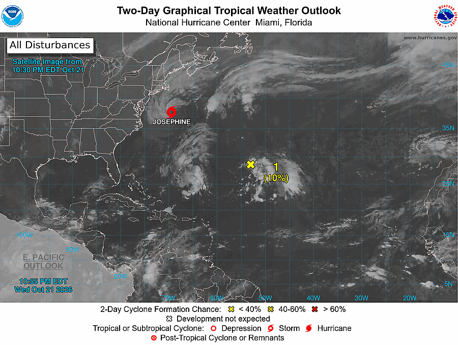2 Day Tropical Weather Outlook