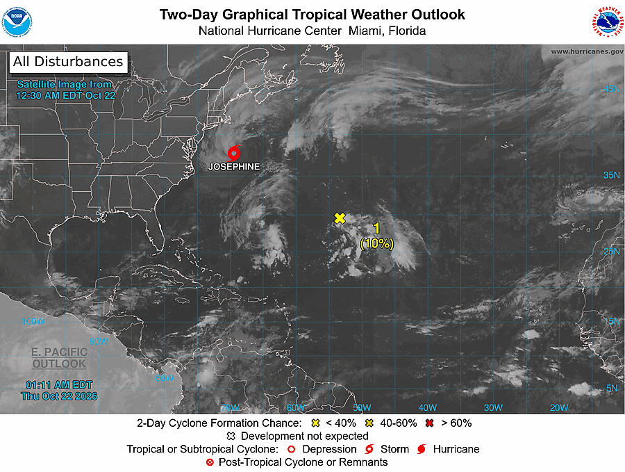 2 Day Tropical Weather Outlook