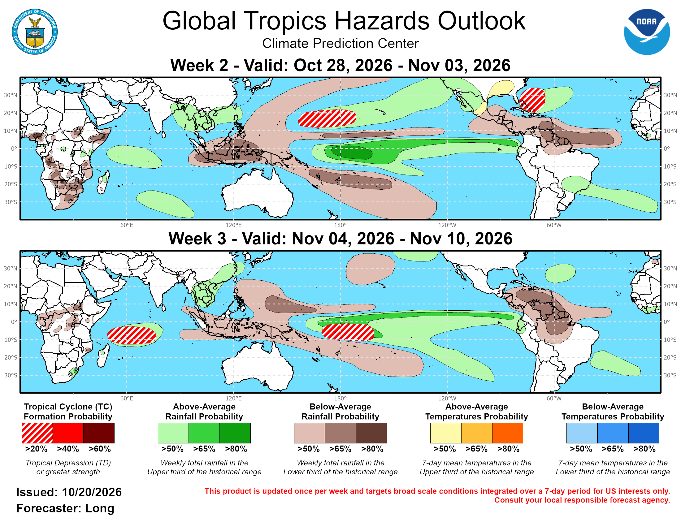 Global Tropics Hazard Outlook