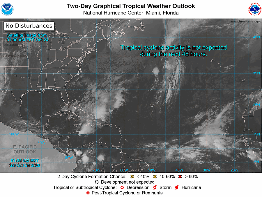 2 Day Tropical Weather Outlook