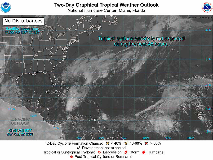 2 Day Tropical Weather Outlook