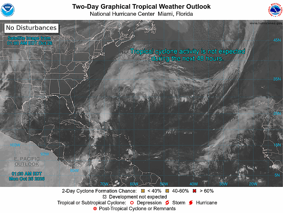 2 Day Tropical Weather Outlook